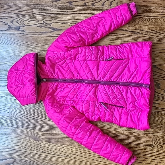 Lands End Girls Insulated Winter Snow Jacket w Plush Softest Lining Size L (6-7) - Picture 1 of 7